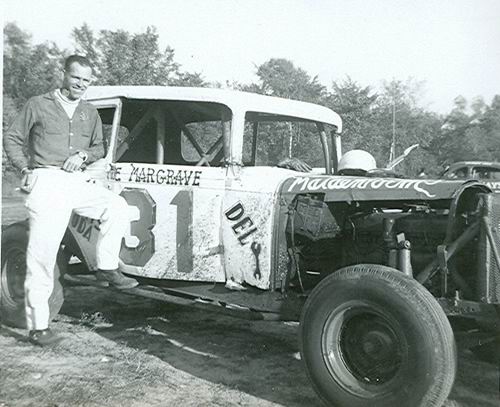Whittemore Speedway - Moe Margrave 1962 (newer photo)